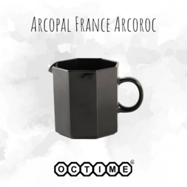 Arcoroc France Octime black, Creamer or Milk jug