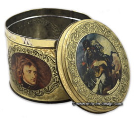 Vintage Doria Keksdose mit Reproduktionen von Géricault, Gros und Van Dyck