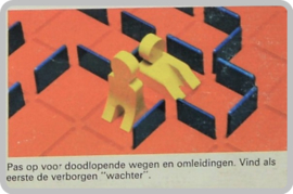 UITWEG, vintage spel van MB. Wie leidt wie om de tuin?