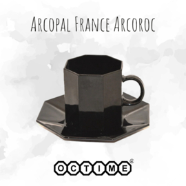 Tasse à café et soucoupe de Arcoroc France, Octime