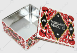 Boîte rectangulaire vintage pour biscuits mixtes de Verkade