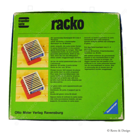 "RACKO: Een Tijdloos Kaartspel van Ravensburger uit 1976 - Verzamel en Rangschik je Weg!"
