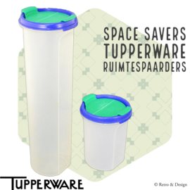 Set of two Tupperware space savers