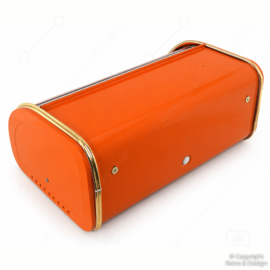 Boîte à pain vintage attribuée à Rossignol – Orange – Années 1970