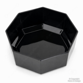 Salatschüssel von Arcoroc France, Octime schwarz Ø 17,5 cm