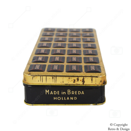 Boîte rectangulaire avec couvercle en relief pour les chocolats Carro de Driessen