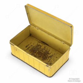 Lata Verkade Antigua – Caja de Galletas – Tapa Abatible – 1940–1960