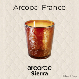Arcoroc Sierra drinking glasses, Amber