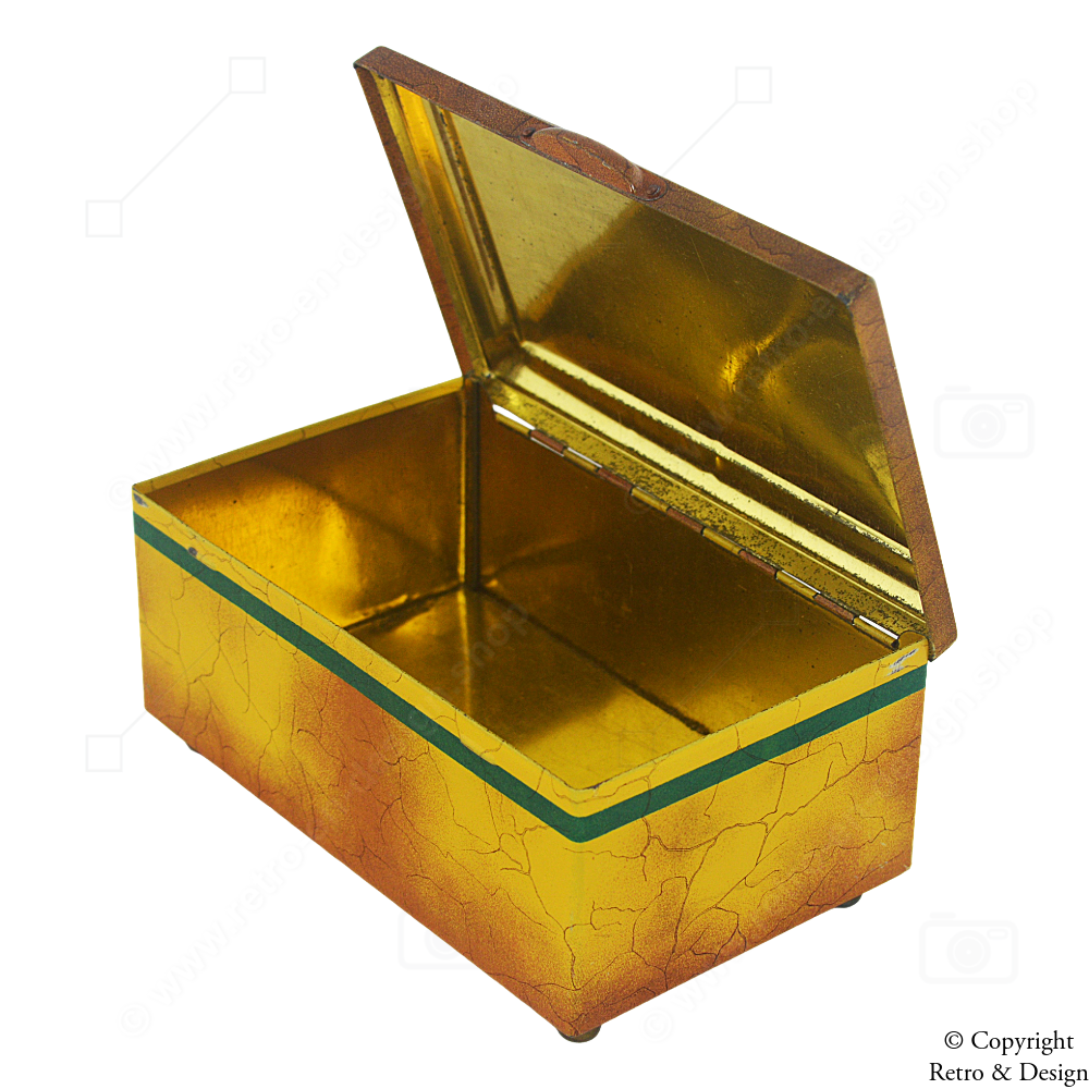 Lata vintage de té Pickwick (1930–1937) – Rara lata rectangular con ilustración de barco y casa de té