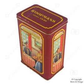 "The Taste of History: Koopmans Cake Mix Tin from the 1990s"