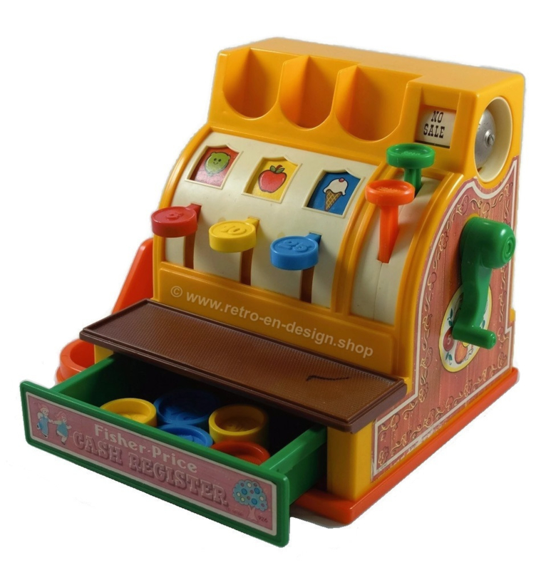 caisse fisher price vintage