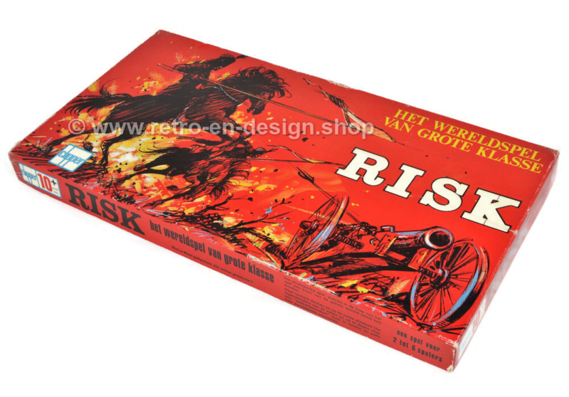 De kamer schoonmaken een vuurtje stoken voor Clipper, vintage spel RISK in rode doos, het wereldspel van grote klasse |  ARCHIEF (uitverkocht) | Retro & Design - 2nd hand collectibles - Webshop  voor Retro-Vintage woonaccessoires