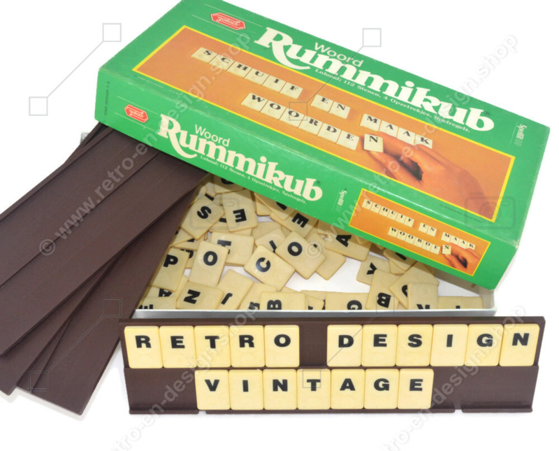 verontschuldiging Onweersbui Pasen Vintage Woord Rummikub, schuif en maak woorden | VERKOCHT | Retro & Design  - 2nd hand collectibles - Webshop voor Retro-Vintage woonaccessoires