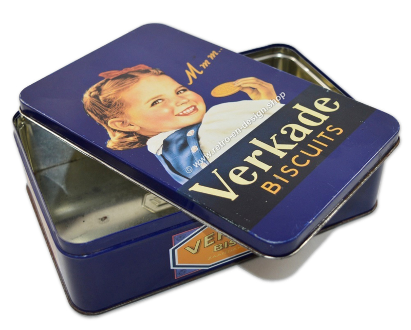 Vertrouwelijk Knop viering Vintage blue tin with image of a girl. Mmm.. Verkade biscuits | A R C H I V  E ! ( sold out ) | Retro & Design - 2nd hand collectibles - Webshop for  Retro-Vintage home accessories