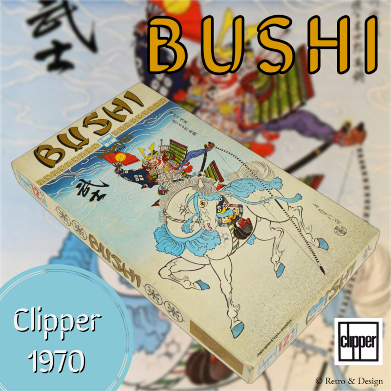 BUSHI, een vintage bordspel van Clipper uit 1970