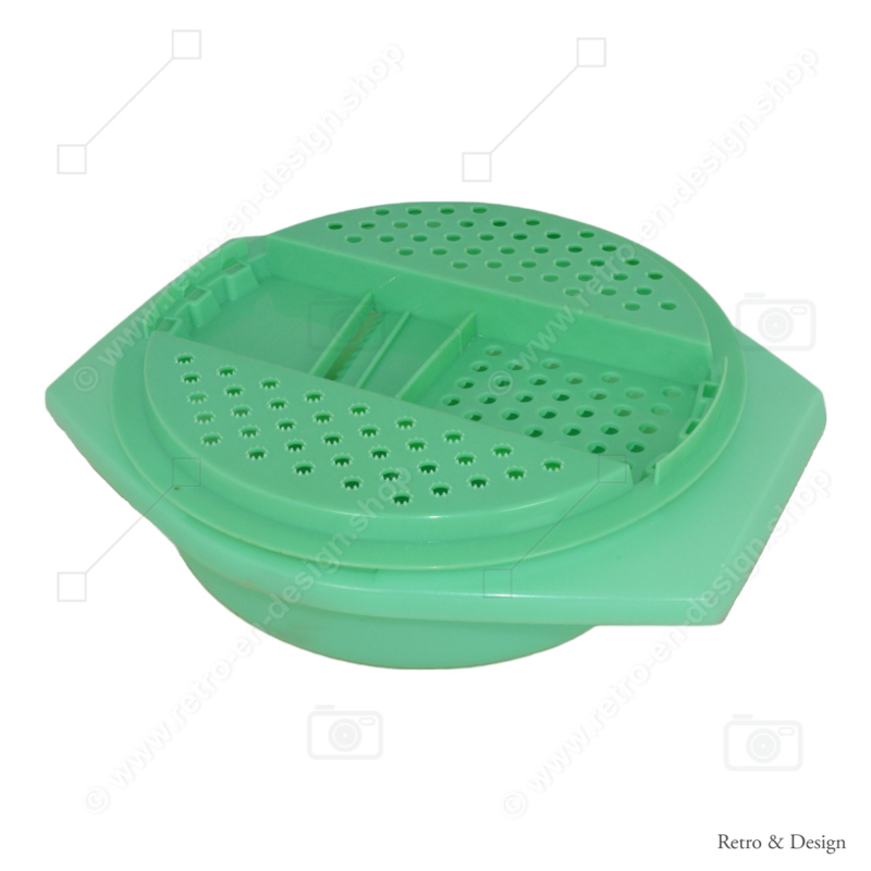 Vintage Green Tupperware Grater complete with lid