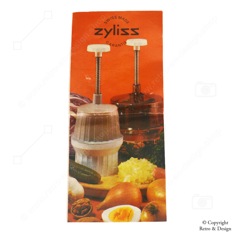 Vintage Zyliss Food Chopper/Vegetable Cutter from the 1970s - In