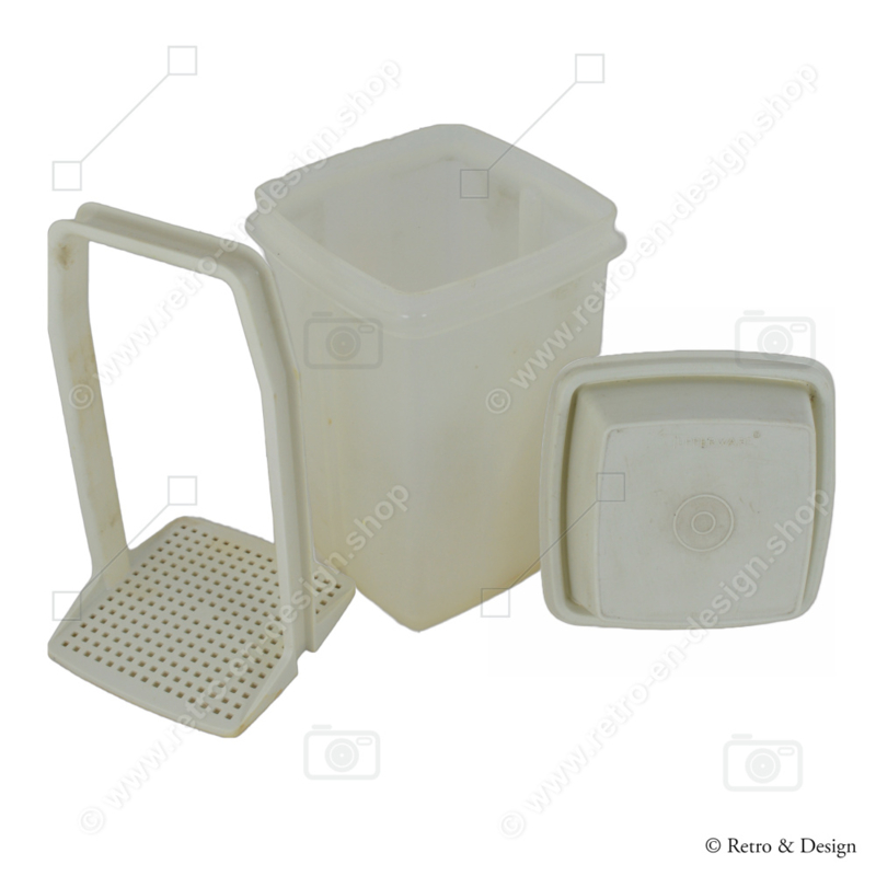Pick A Deli XL - Frasco de pepinillos vintage de plástico de tamaño más grande, porta pepinillos de Tupperware