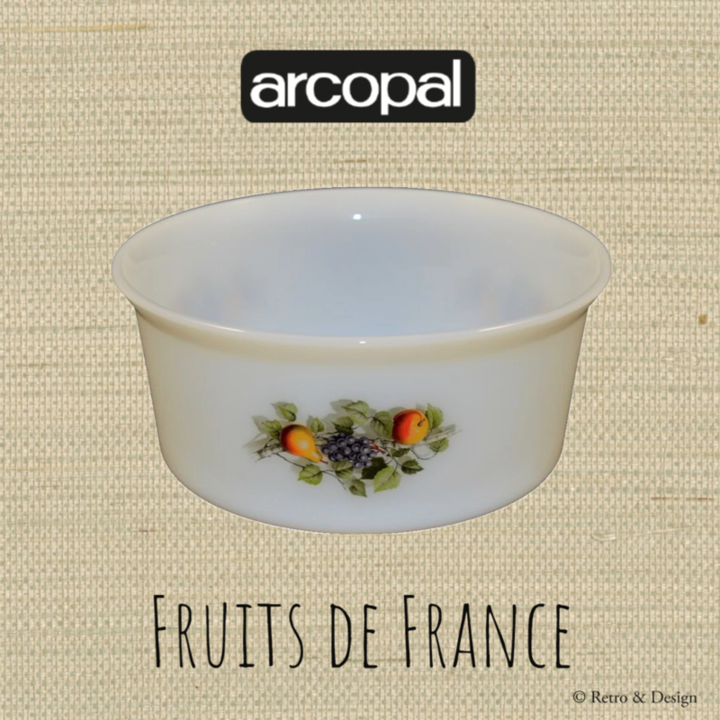 Souffléschaal of Fruitschaal  Arcopal, Fruits de France Ø 21,5 cm