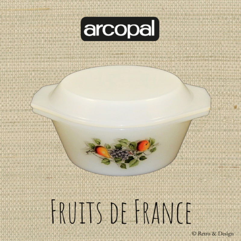 Ovenschaal, dekschaal Arcopal 'Fruits de France'  Ø 17,5 cm