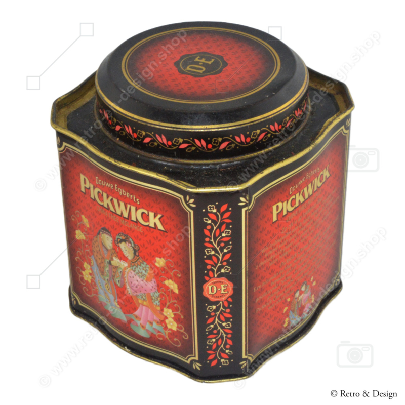 Satz von vier Vintage-Teedosen für Pickwick Tea von Douwe Egberts
