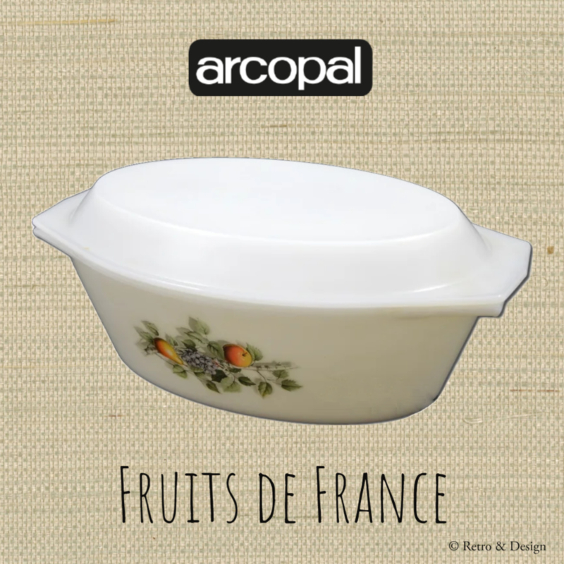 Grote ovale Arcopal Fruits de France ovenschaal