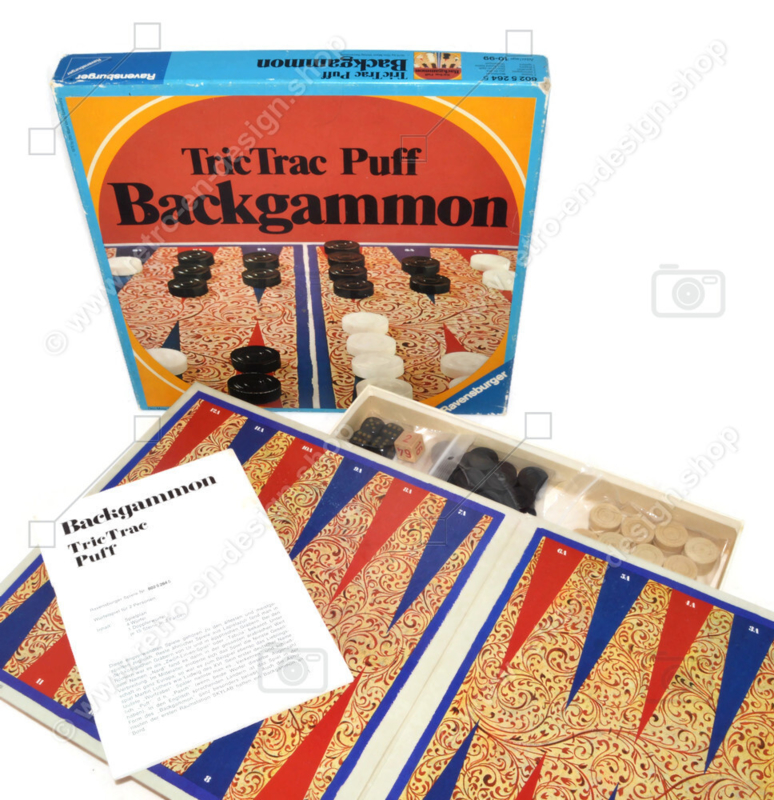 Backgammon TricTrac Puff 1974 Ravensburger