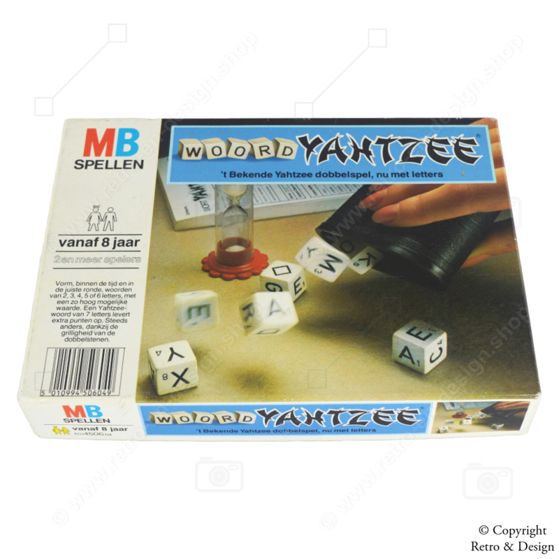 "Yahtzee met Letters: Een Vintage Dobbelspel uit 1989"