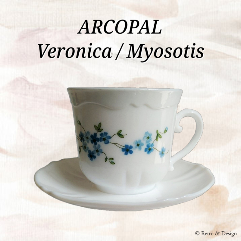 Arcopal Veronica, Koffiekopje met schotel