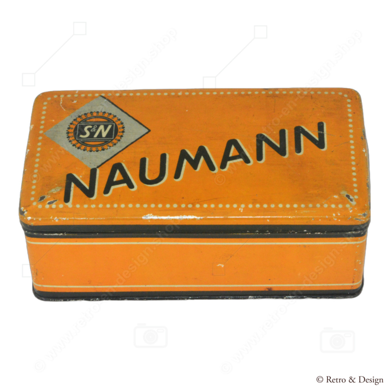 Lata de máquina de coser vintage Naumann & Seidel de los años 1920 - 1930