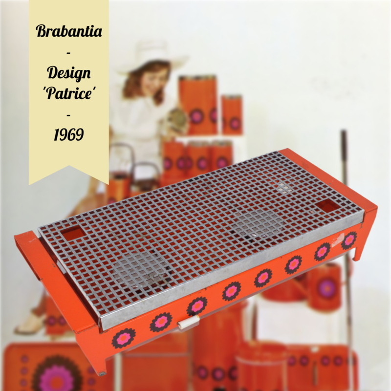 Brocante Brabantia Rechaud of schotelverwarmer, Design Patricia van Uden