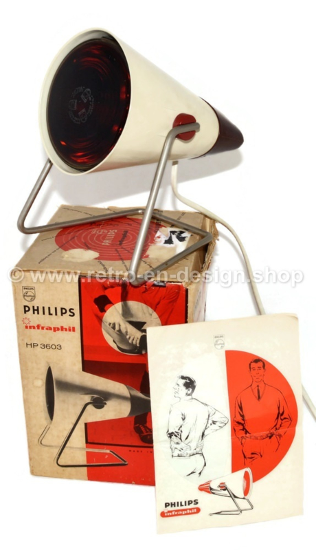 Vintage Philips Infraphil 3603 infrarood warmtelamp