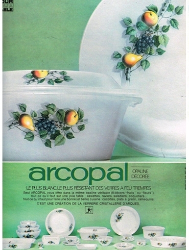 Assiette Fruits de France d'Arcopal