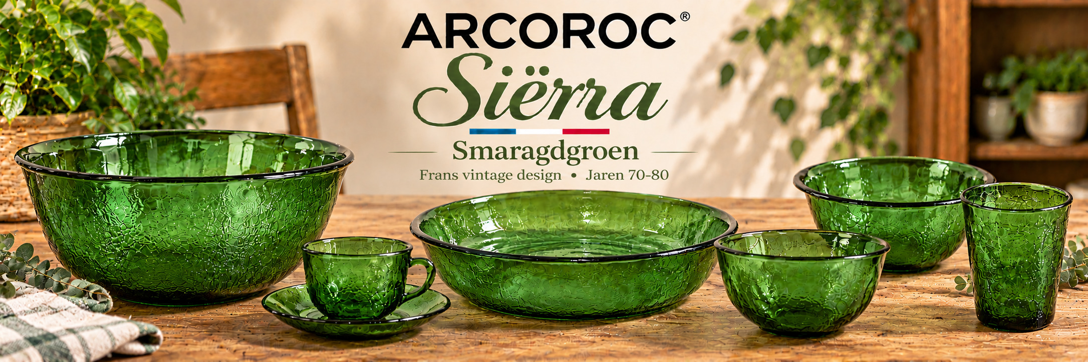Arcoroc Siërra groen NL