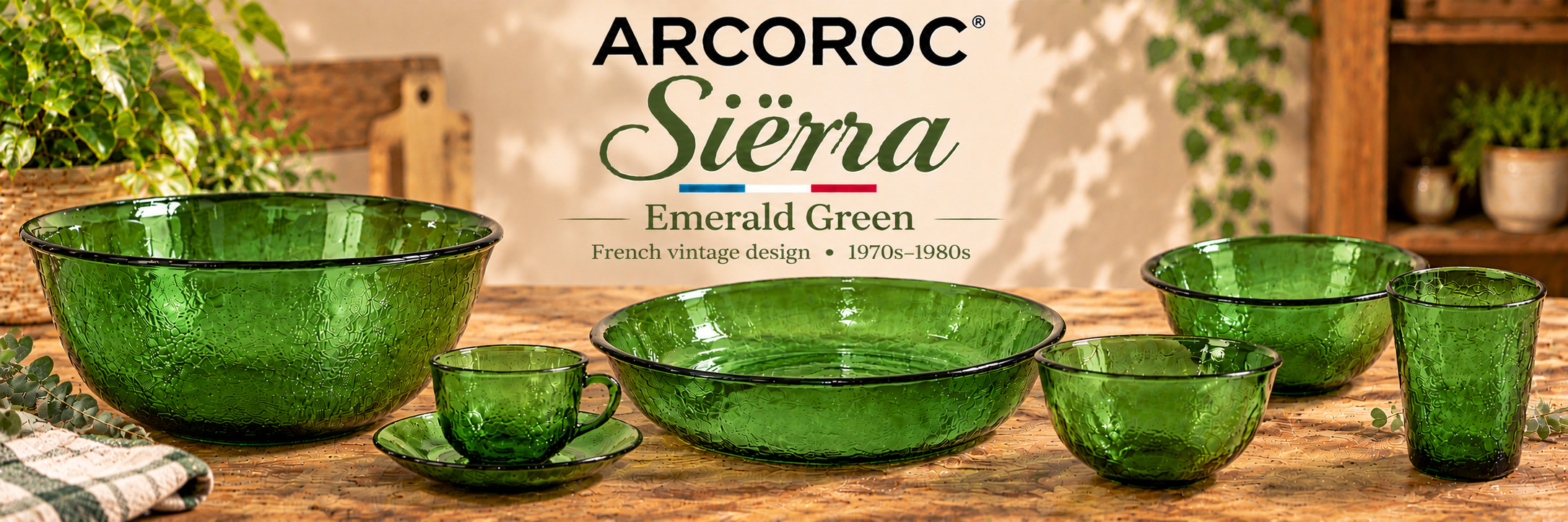 Arcoroc Siërra groen GB