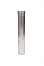 Enkelwandige gaspijp, ø80mm, L=50cm.