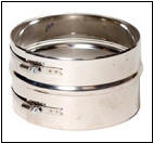 Klemband breed,  ø 125mm.