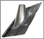 Loodslap 45 - 60˚, ø 125mm.