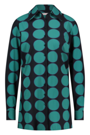 Yara big dot blouse