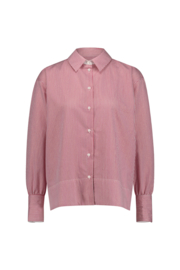Tamar poplin pinstripe blouse