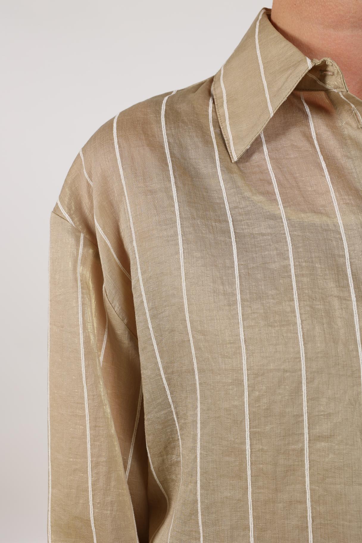 iris blouse stripe