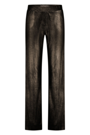 Marilon shiny velour trousers