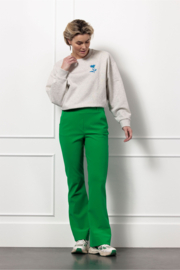 Flair bonded trousers - clover green