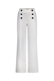 Lexie sailor bonded pinstripe trousers