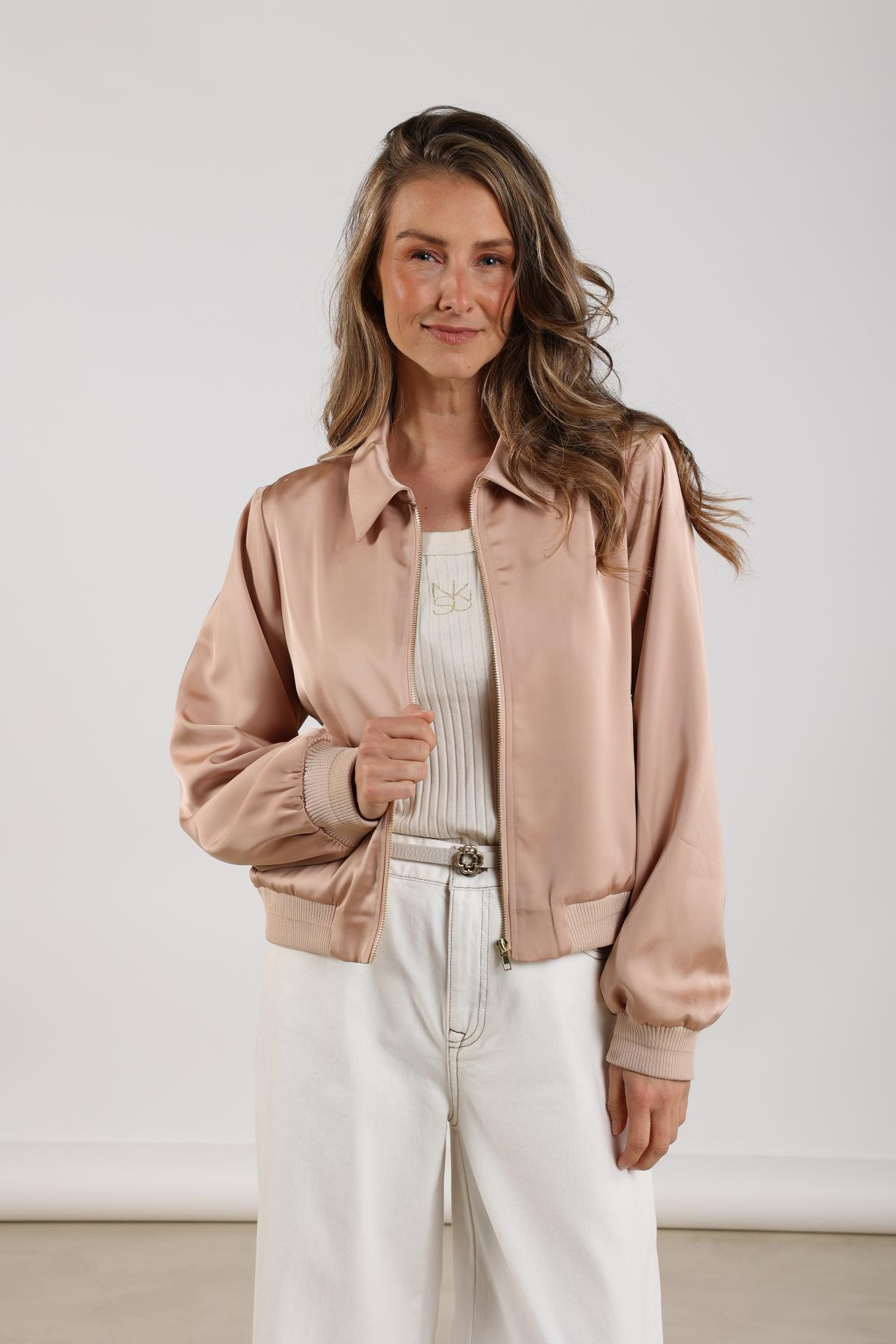 Noa bomber dusty pink