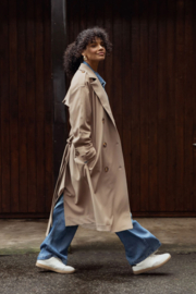 Laurine bonded trenchcoat