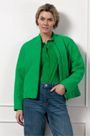 Candee flower jacquard jacket
