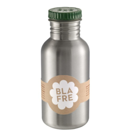 Blafre, rvs retro fles met groene dop, 500ml