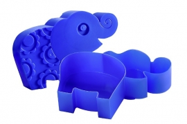 blauwe olifant lunchbox van Blafre