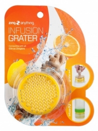 Zing grater, rasp voor op de zingo fles